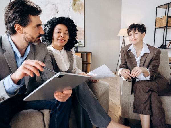 Family law attorneys working in child custody case