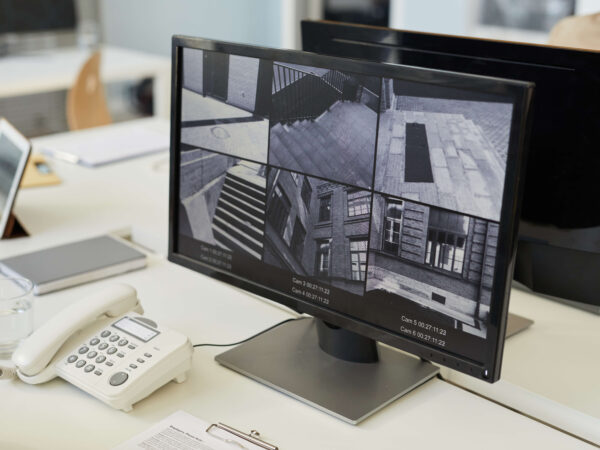 Diverse group people working in call center