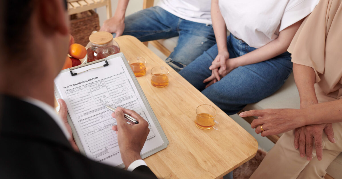 Family filling an uncontested divorce