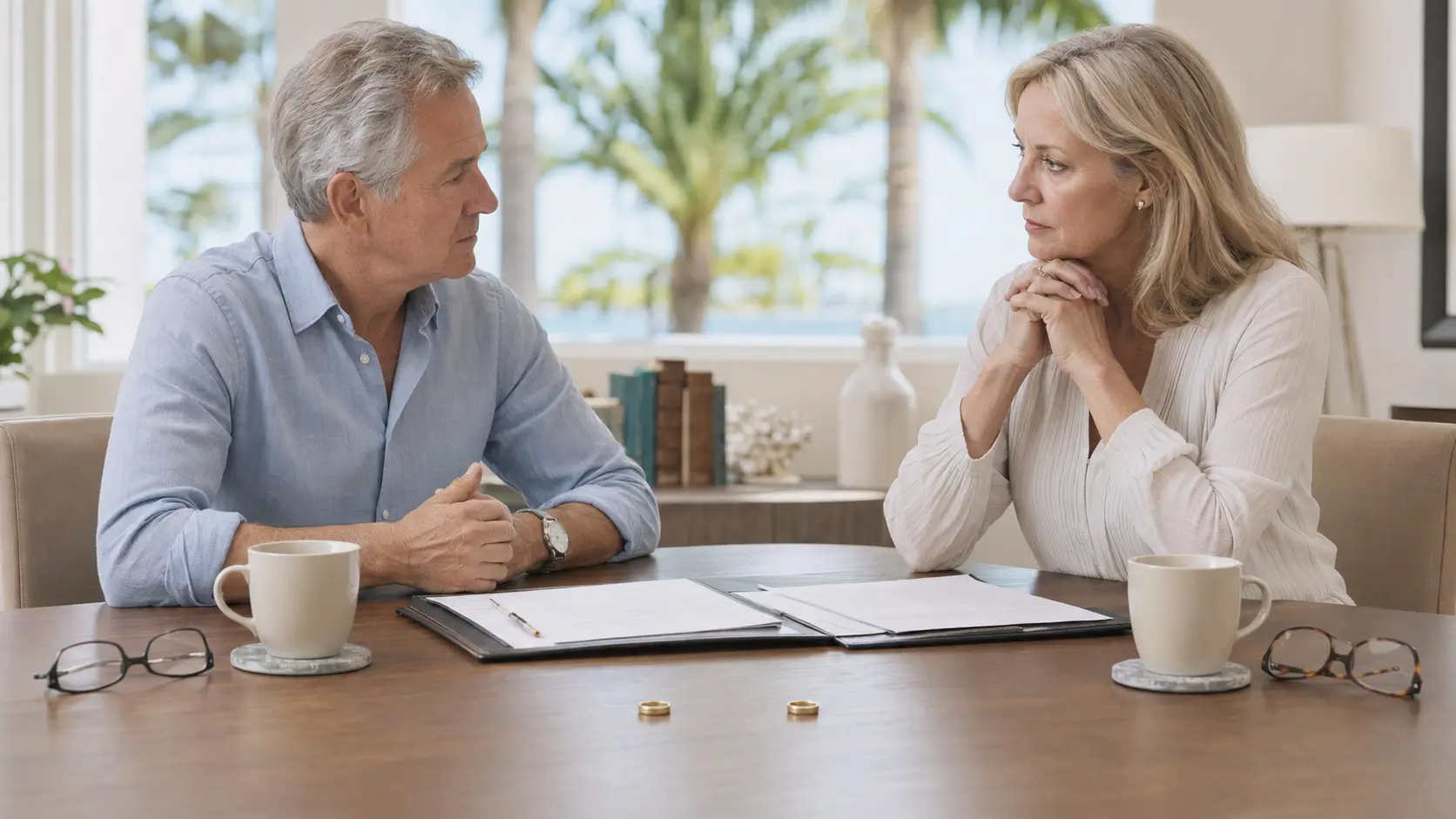 Divorcio en la tercera edad en Florida: ¿Qué cambia al divorciarse después de los 50?