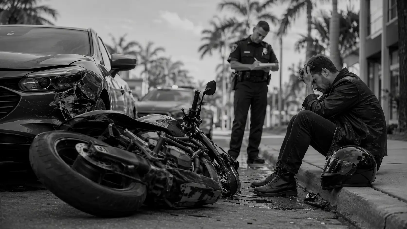 Reclamaciones por accidentes de motocicleta en Florida: Derechos legales e indemnización