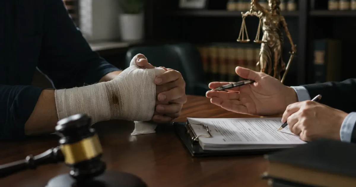 Legal consultation with serious discussion