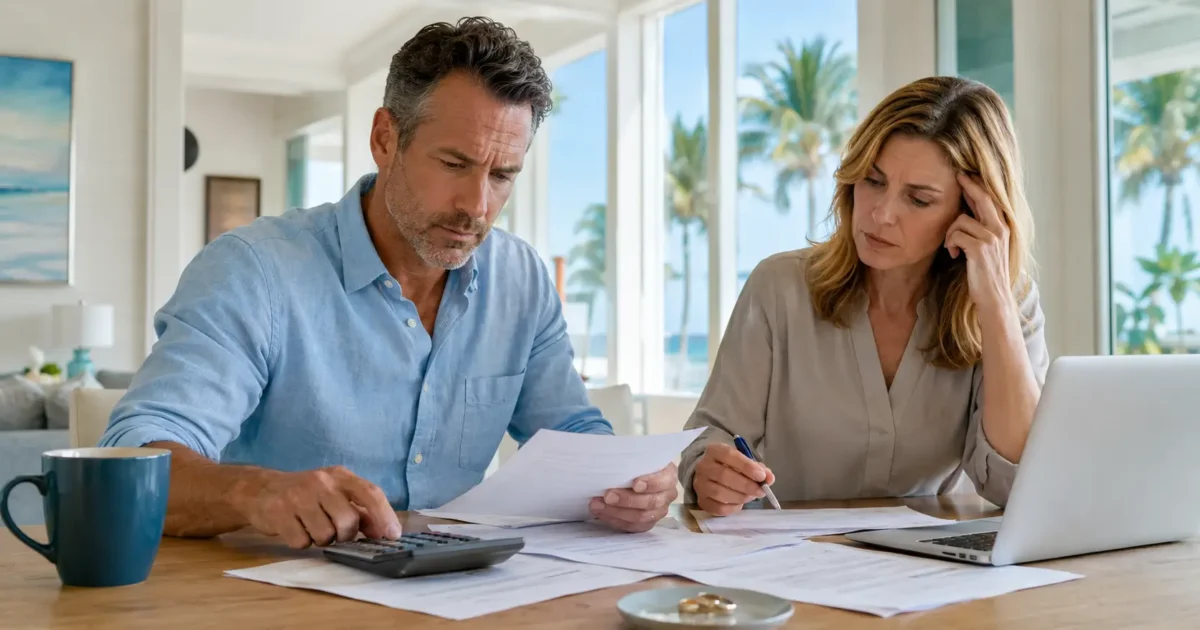 ¿Quién es responsable de las deudas después de un divorcio en Florida?